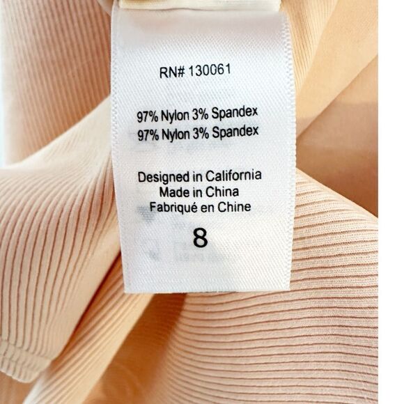 L Space Arizona Ribbed One Piece Swimsuit Desert Rose Size 8 - Picture 13 of 15